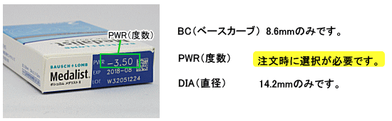 メダリストⅡの注文方法