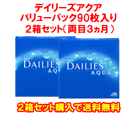 デイリーズアクア90枚入送料無料２箱セット