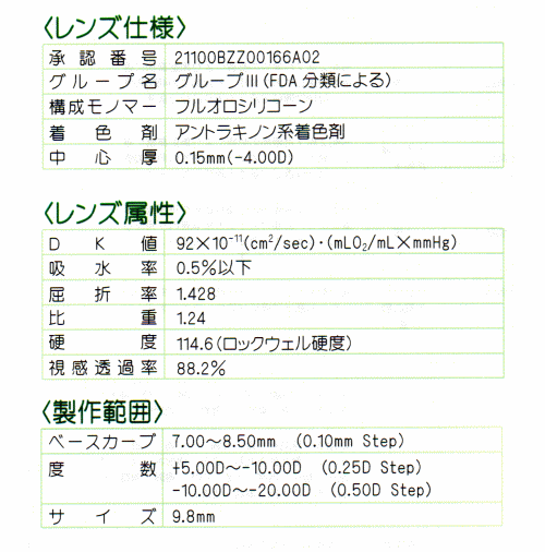 エスタージュEXタイプUAの規格