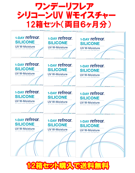 ワンデーリフレア シリコーンUV 12箱セット