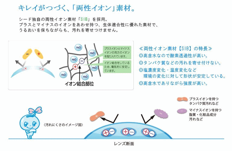 両性イオン素材